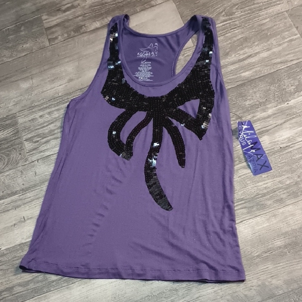 Miley Cyrus & Max Azria Racerback Tank Top